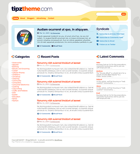 Tipz WordPress Theme