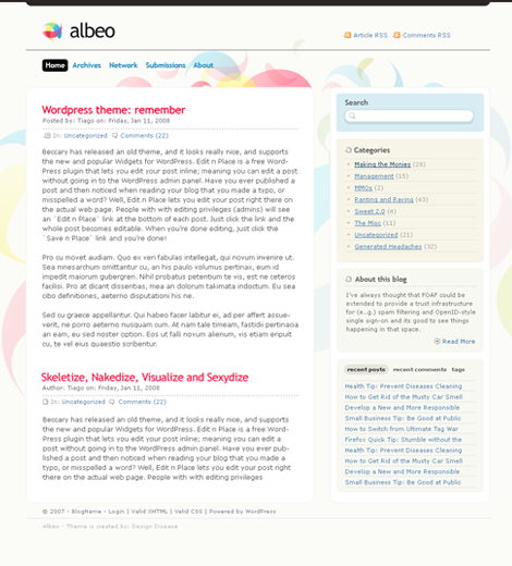 Albeo Theme  WordPress Theme