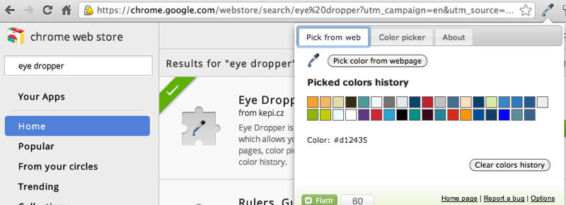 Chrome Eye Dropper