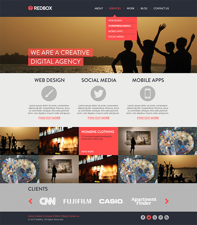 Download Create A Redbox Website Template Tutorial Psd Designdisease Web And Graphic Design Blogdesigndisease Web And Graphic Design Blog Yellowimages Mockups